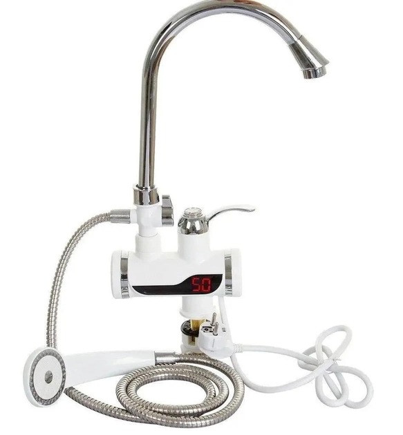 Мини бойлер водонагреватель душ Water Heater MP 5208 электрический с боковым подключение - изображение 1