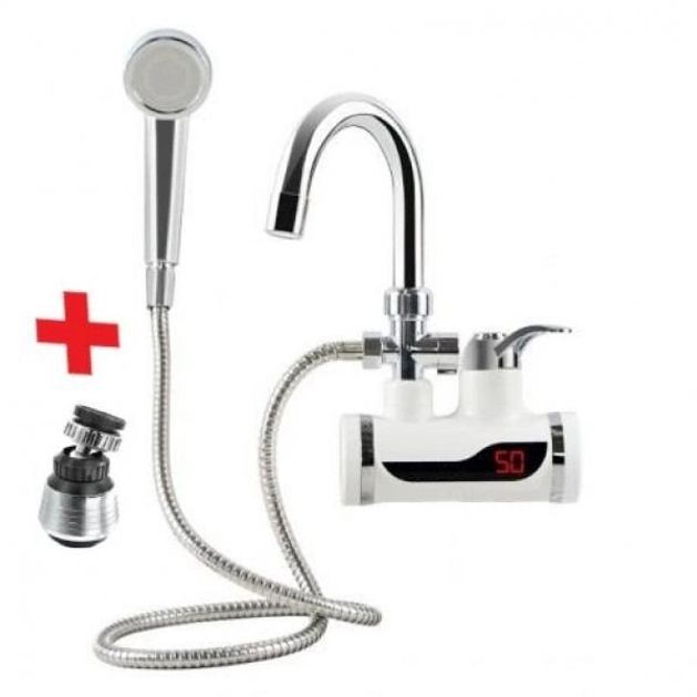 Мини бойлер водонагреватель душ Water Heater MP 5208 электрический с боковым подключение - изображение 4