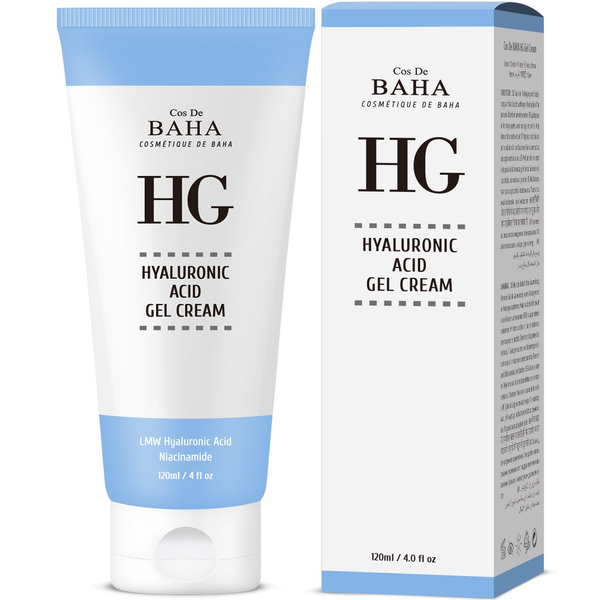 Крем-гель Cos De BAHA Hyaluronic Gel Cream HG120 на основі гіалуронової кислоти та ніацинаміду 120 мл - Фото 1 Крем-гель Cos De BAHA Hyaluronic Gel Cream HG120 на основі гіалуронової кислоти та ніацинаміду 120 мл - зображення 1