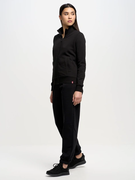 Bluza damska rozpinana streetwear z kołnierzykiem Big Star Chita M Czarna (5900714639839) - obraz 4