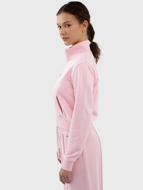 Bluza damska rozpinana streetwear z kołnierzykiem Big Star Chitasana XS Różowa (5900714713485) - obraz 3
