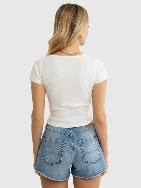 Топ жіночий Big Star Arseniola L Білий (5900714719807) - зображення 2