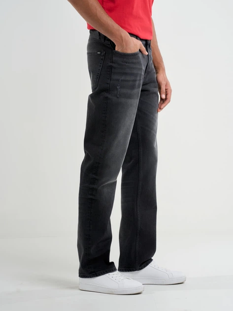 Jeansy regular fit męskie Big Star Colt W36L34 Grafitowe (5900714706029) - obraz 3