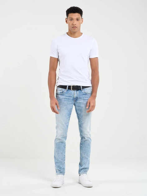 Джинси Slim fit чоловічі Big Star Jeffray W33L36 Блакитні (5900714703349) - зображення 4