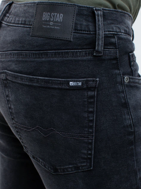 Jeansy slim fit męskie Big Star Tedd W38L34 Czarne (5900714681289) - obraz 6