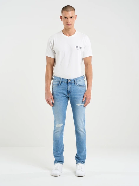 Jeansy slim fit męskie Big Star Terry Slim W36L32 Niebieskie (5900714704704) - obraz 3