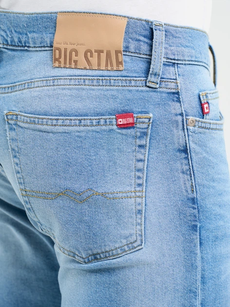 Jeansy slim fit męskie Big Star Terry Slim W36L32 Niebieskie (5900714704704) - obraz 6