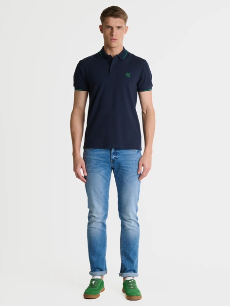 Koszulka polo męska Big Star Polian XL Granatowa (5900714699239) - obraz 3