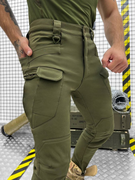 Тактичні штани олива soft shell wanze l M - зображення 2