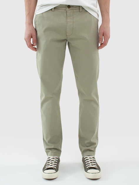 Spodnie chinosy męskie Big Star Erhat W34L34 Zielone (5900714719432) - obraz 1