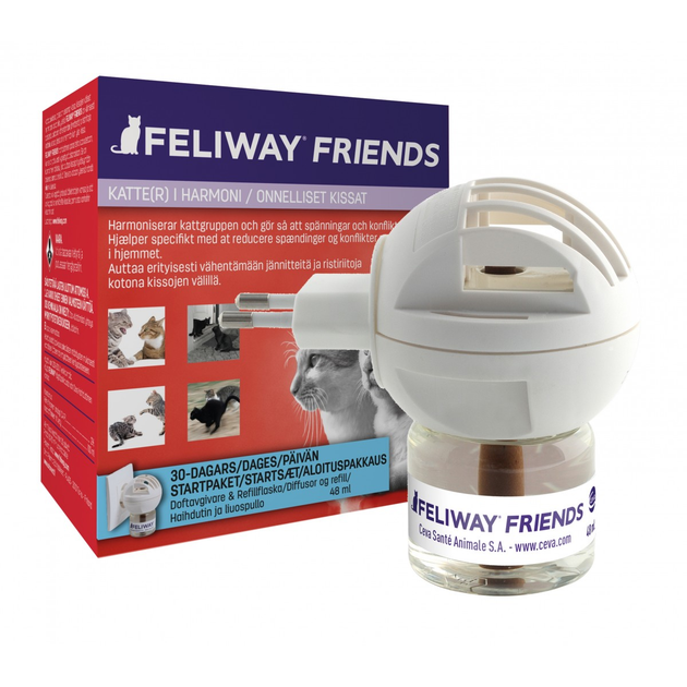 Ароматичний дифузор для котів Feliway Friends diffusor 48 мл (3411112251476) - зображення 1