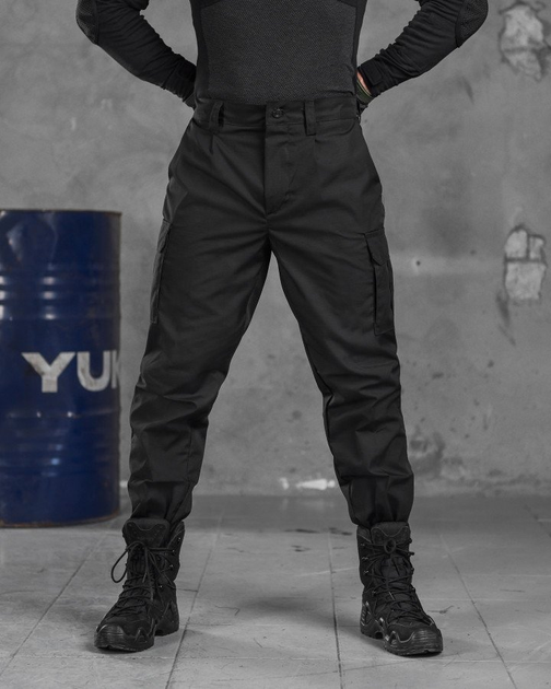 Тактичні штани ріп стоп capture black XXL - зображення 1