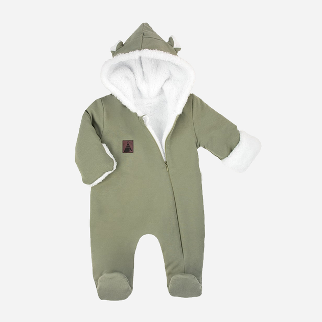 Pajacyk dla niemowląt Nicol 206270 62 cm Zielony/Biały (5905601019008) - obraz 1