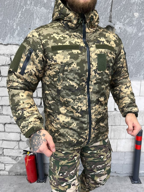 Зимняя тактическая куртка пиксель lieutenant XXXL - изображение 1