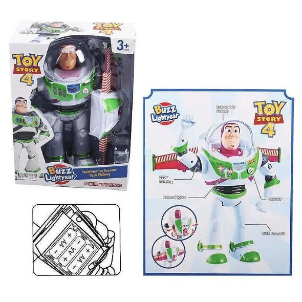 Робот ToyCloud Базз Лайтер, музыкальный, ходит (26 см) EJ691 - изображение 7
