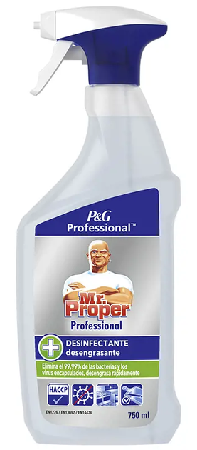 Засіб миючий Mr.Proper Don Limpio Desinfectante Profesional Spray 750 мл (8001090751829) - зображення 1