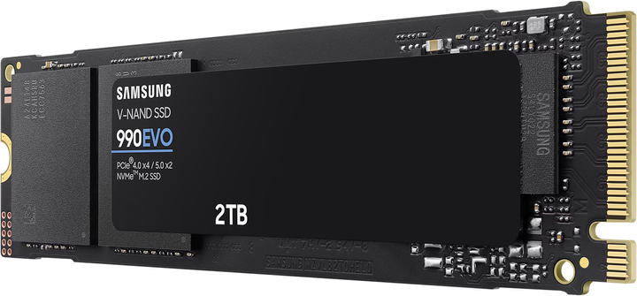 SSD диск Samsung 990 Evo 2TB M.2 PCIe 4.0 x4/5.0 x2 NVMe 2.0 V-NAND TLC (MZ-V9E2T0BW) - зображення 2