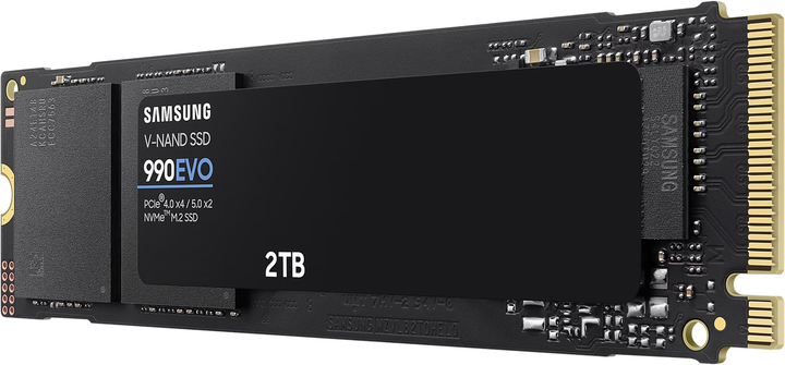 Dysk SSD Samsung 990 Evo 2TB M.2 PCIe 4.0 x4/5.0 x2 NVMe 2.0 V-NAND TLC (MZ-V9E2T0BW) - obraz 2