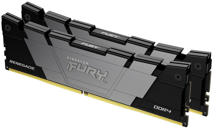 Оперативна пам'ять Kingston Fury DDR4-3200 32768MB PC4-25600 (Kit of 2x16384) Renegade (KF432C16RB12K2/32) - зображення 2