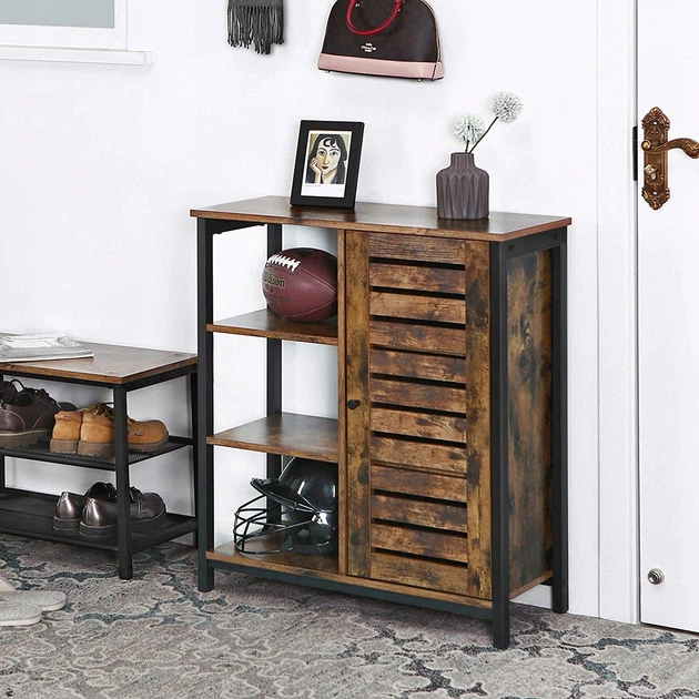 Комод у стилі loft із ящиками KidsbunkBed 81 x 70 x 30 см колір чорний коричневий - Фото 2 Комод у стилі loft із ящиками KidsbunkBed 81 x 70 x 30 см колір чорний коричневий - зображення 2