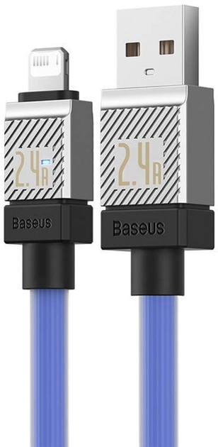 Kabel Baseus CoolPlay USB Type-A - Lightning 2 m Blue (CAKW000503) - obraz 1