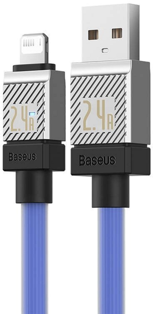 Кабель Baseus CoolPlay USB Type A - Lightning 2 м Blue (CAKW000503) - зображення 1