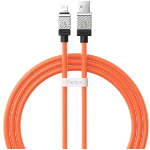 Kabel Baseus CoolPlay USB Type-A - Lightning 1 m Orange (CAKW000407) - obraz 2
