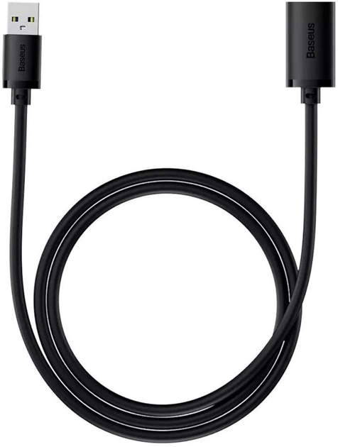 Подовжувач Baseus AirJoy USB Type A - USB Type A M/F 1 м Black (B00631103111-00) - зображення 1