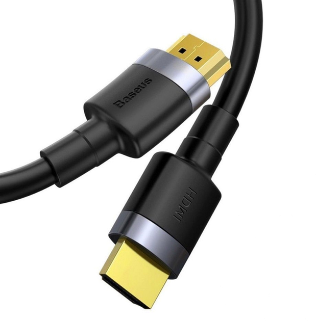 Кабель Baseus Cafule HDMI - HDMI 1 м Black (CADKLF-E01) - зображення 2