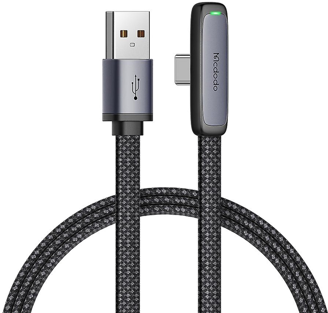 Kabel Mcdodo USB Type-A - USB Type-C 1.2 m Black (CA-3340) - obraz 1