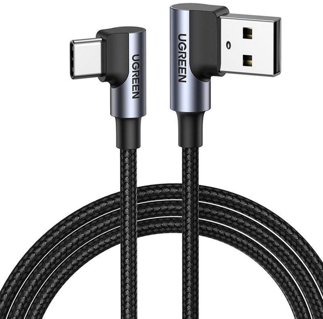 Kabel Ugreen USB Type-C - USB Type-A 2.0 3 m Black (6957303878758) - obraz 1