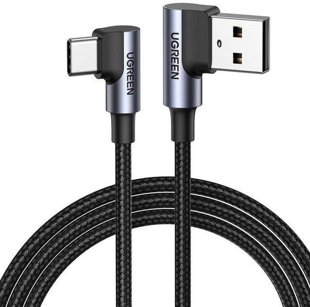 Кабель Ugreen USB Type-C - USB Type-A 2.0 3 м Black (6957303878758) - зображення 1