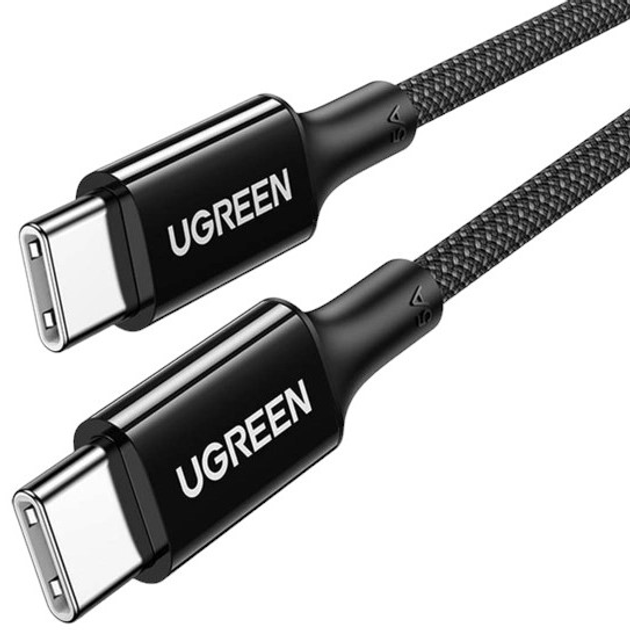 Kabel Ugreen USB Type-C - USB Type-C 1 m Black (6941876212750) - obraz 1