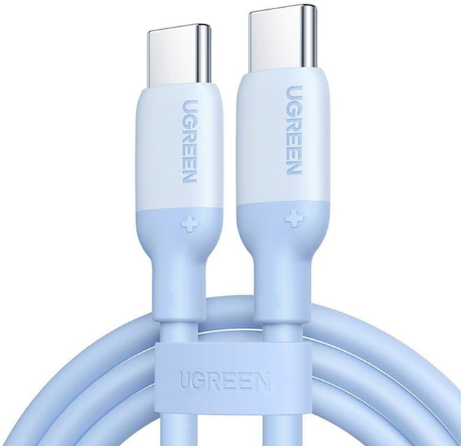 Kabel Ugreen USB Type-C - USB Type-C 1 m Blue (6941876212798) - obraz 1