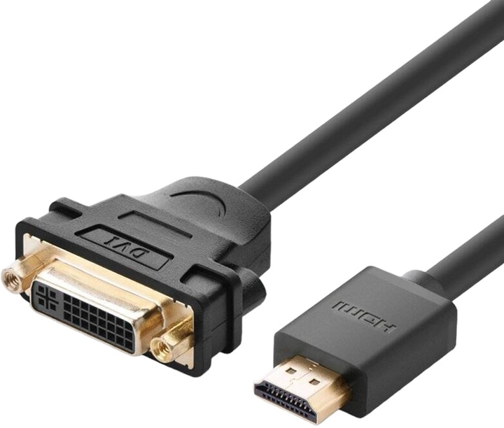 Adapter Ugreen HDMI - DVI Black (6957303821365) - obraz 1