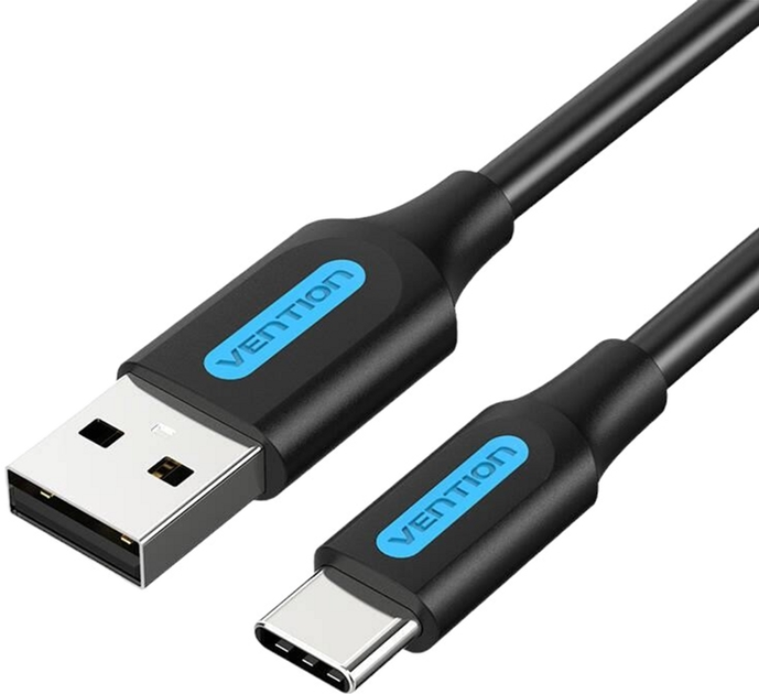 Кабель Vention USB Type-A - USB Type-C 3 м Black (6922794748675) - зображення 1