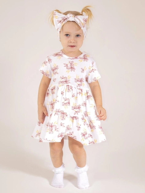 Дитяче боді-плаття для дівчинки Nicol 203159 86 см Різнокольорове (5905601025368) - зображення 1