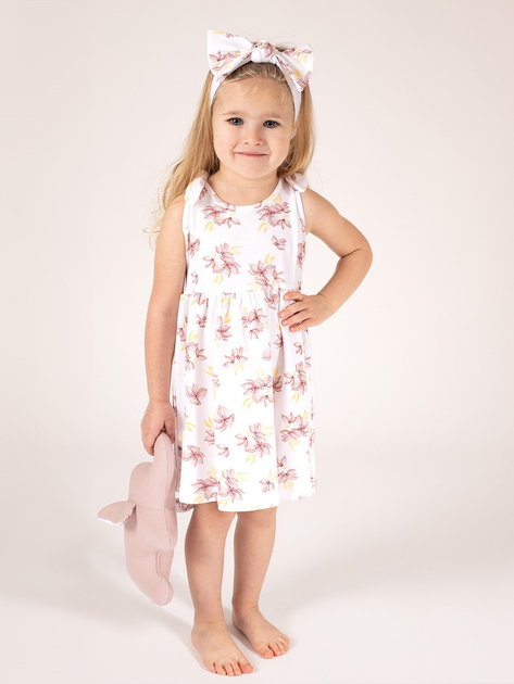 Dziecięca letnia sukienka na ramiączkach dla dziewczynki Nicol 203166 98 cm Wielobarwna (5905601025481) - obraz 1