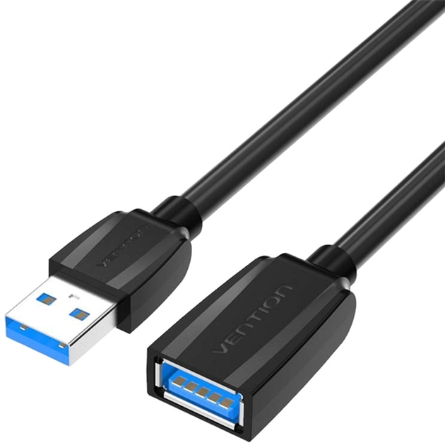 Przedłużacz Vention USB Type-A - USB Type-A 1.5 m Black (VAS-A45-B150) - obraz 1