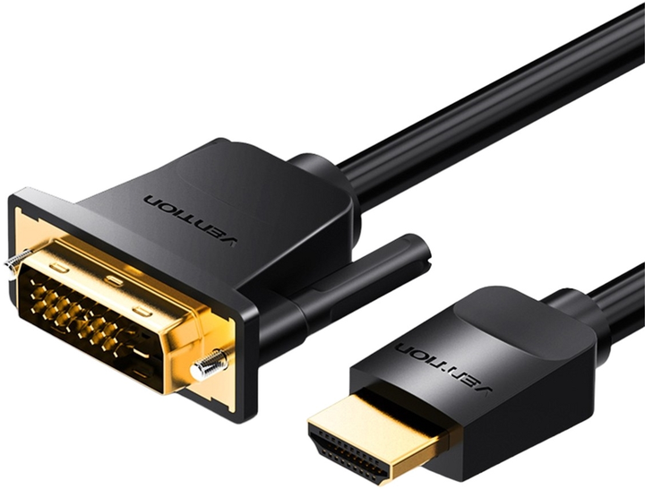 Kabel Vention HDMI - DVI 3 m Black (6922794732834) - obraz 1