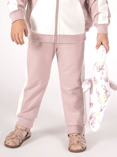 Дитячі спортивні штани для дівчинки Nicol 203278 92 см Бежеві (5905601027133) - зображення 1