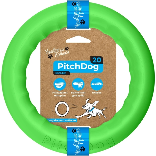 Игрушки Collar PitchDog Кольцо для апортировки, салатовый d: 20 см (z62375) - Фото 3 Игрушки Collar PitchDog Кольцо для апортировки, салатовый d: 20 см (z62375) - изображение 3