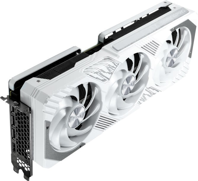 Відеокарта Palit PCI-Ex GeForce RTX 4070 Ti GamingPro White OC 12GB GDDR6X (192bit) (2670/21000) (1 x HDMI, 3 x DisplayPort) (NED407TV19K9-1043W) - зображення 4