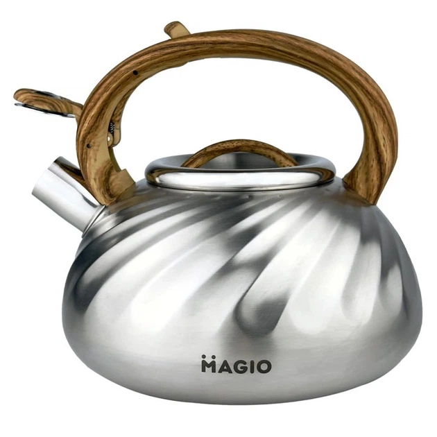 Чайник Magio MG-1194 3 л зі свистком, чайник зі свистком - Фото 1 Чайник Magio MG-1194 3 л зі свистком, чайник зі свистком - зображення 1