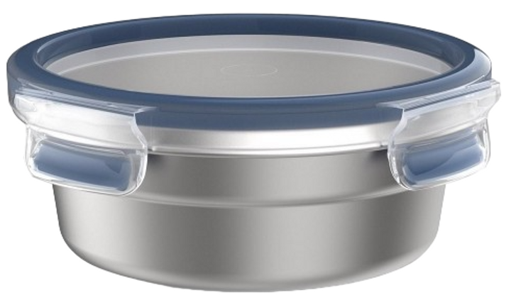 Pojemnik Tefal MasterSeal do przechowywania jedzenia okrągły Silver 700 ml (N1150210) - obraz 1