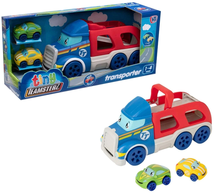 Ігровий набір Tiny Teamsterz Транспортер-вантажівка з машинками (5050841748413) - зображення 2
