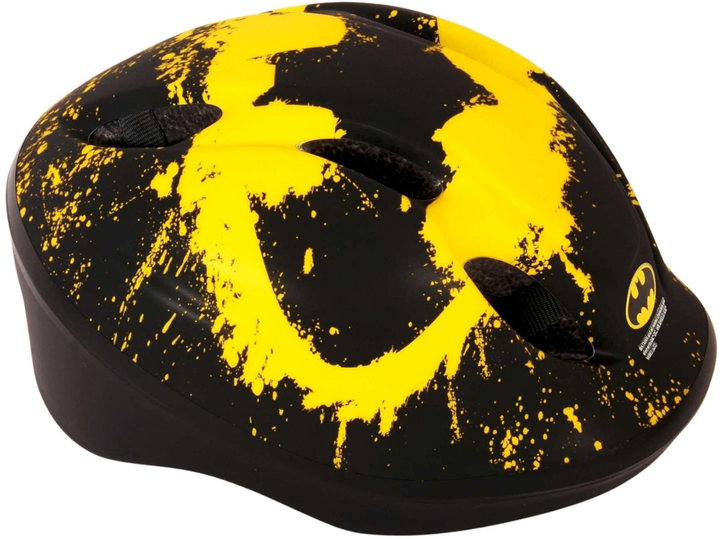 Велосипедний шолом Volare Batman 51-55 см Чорно-жовтий (8715347008535) - зображення 1