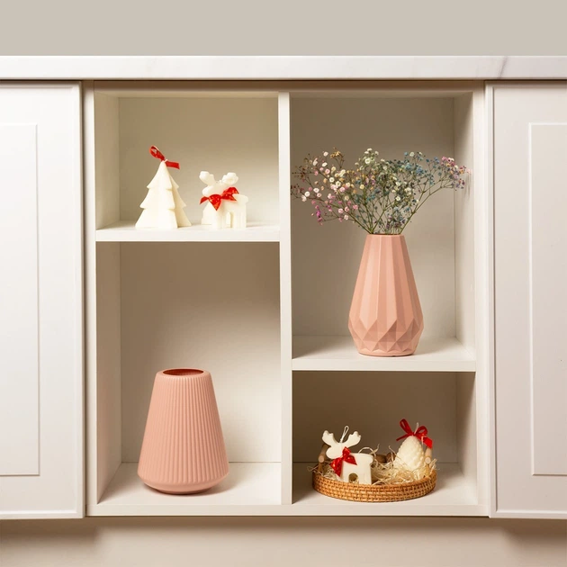 Ваза для квітів MBM HOME пластикова 22 см DH-FLOWERS-06 CORAL Коралова - Фото 5 Ваза для квітів MBM HOME пластикова 22 см DH-FLOWERS-06 CORAL Коралова - зображення 5