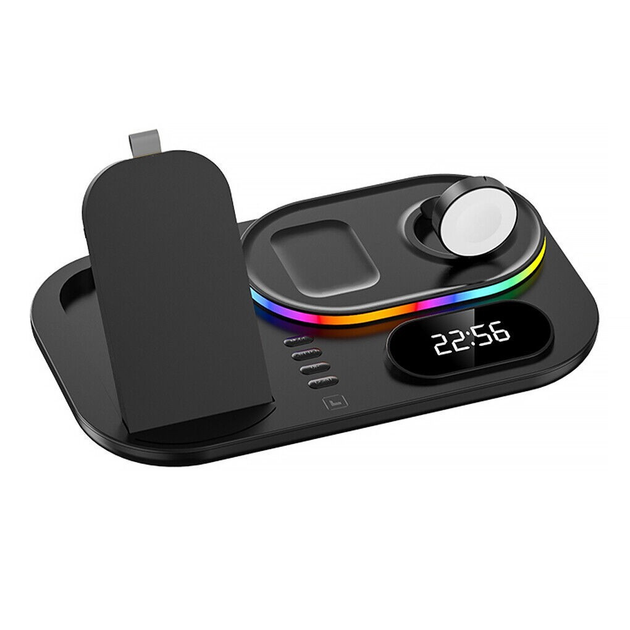 Док-станция беспроводной зарядки 4 в 1 QI Magsafe (для Samsung Watch ...