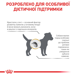 Сухой лечебный корм Royal Canin Urinary S/O Small Dog для собак мелких пород при заболеваниях нижних мочевыделительных путей 1.5 кг (арт 3801015) - изображение 4